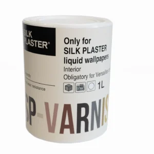 Silk Plaster SP Varnish 1 litre tub, protective varnish for liquid wallpaper