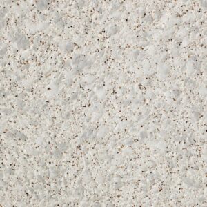Close-up of Silk Plaster Prestige 401, white fibre texture with brown and dark flecks