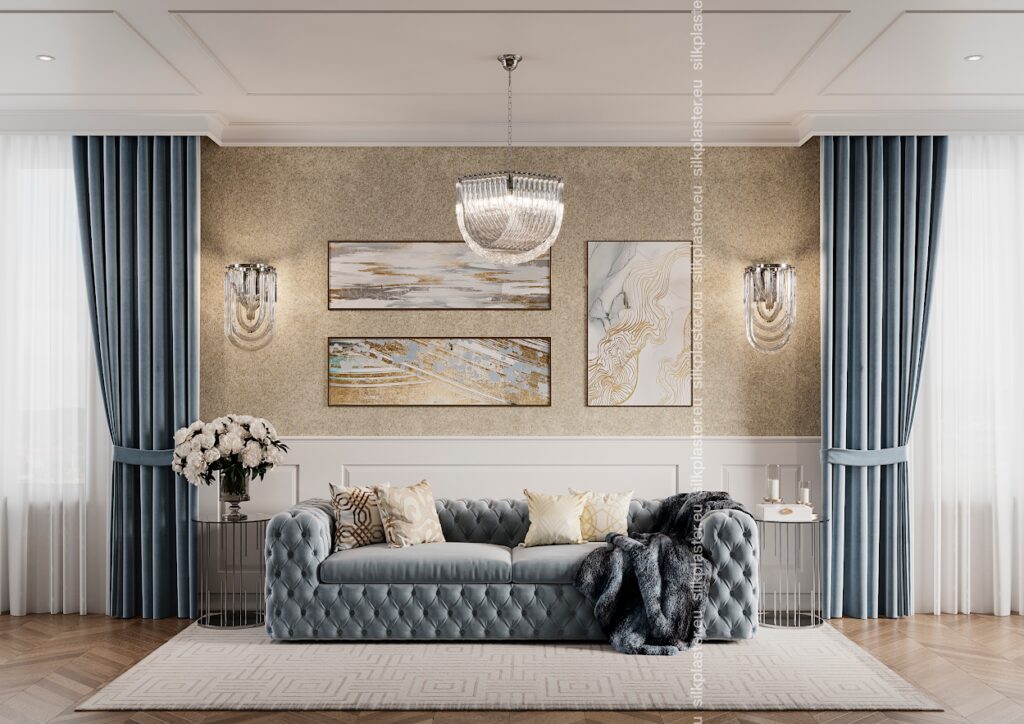 Silk Plaster Versailles 2 1102 metallic-thread luxury wall coating