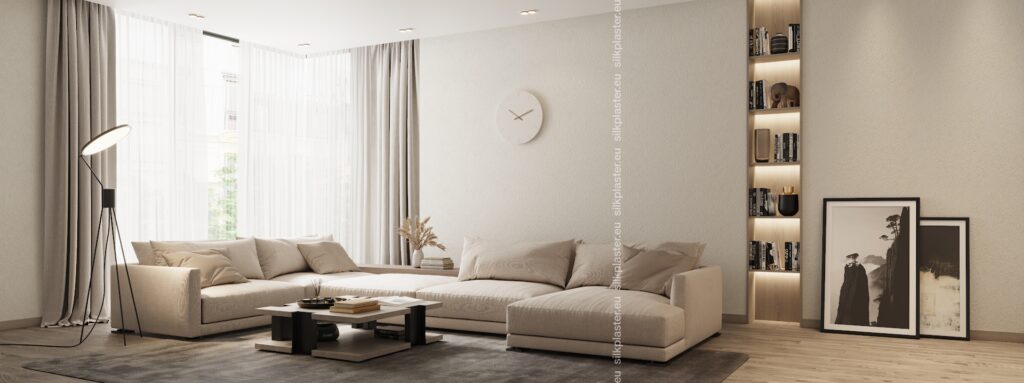 Silk Plaster Standard 11 soft neutral decorative wall coating swatch