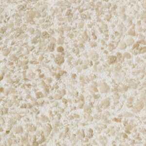 Close-up of Silk Plaster Relief 322, coarse cream fibre texture with raised relief