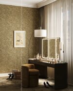 Silk Plaster Versailles 1 159 silver-leaf luxury wall finish close-up
