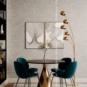 Close-up texture of Silk Plaster South decorative wall coating
