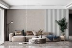 Silk Plaster Optima 55 light wall finish sample