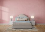Geometric feature wall in Silk Plaster Art Design — multi-colour DIY