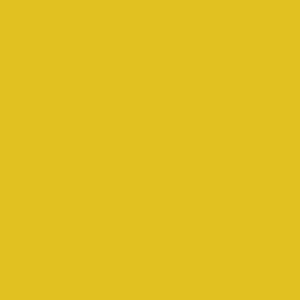 PrimeColor 5 colour swatch B44, bright golden yellow flat matt tile