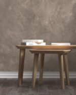 Silk Plaster Nappa Trowel colour Br27 — Italian velvet effect on feature wall