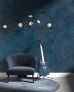 Silk Plaster Nappa Trowel colour Br43 — limewash matte finish in earthy tone