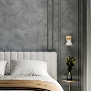 Silk Plaster Nappa Trowel colour Br9 — suede-effect decorative coating applied on interior wall