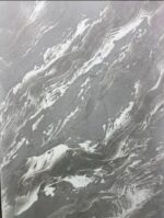 Marmorino Carrara marble-effect Venetian plaster wall texture close-up